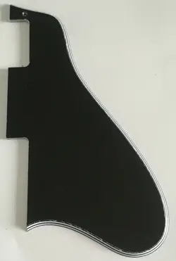 GUITAR PARTS ELETRIC GUITAR PICKGUARD FOR GIBSON ES-335 LONG STYLE,5 PLY BLACK