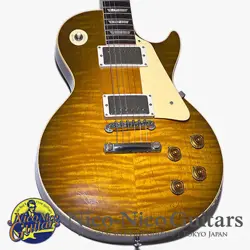 GIBSON CUSTOM SHOP 2023 MURPHY LAB 1959 LES PAUL LIGHT AGED GREEN LEMON FADE