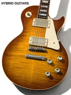 GIBSON CUSTOM SHOP HISTORIC COLLECTION 1960 LES PAUL STANDARD REISSUE FIGURED VO