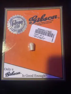 GIBSON GUITAR TOGGLE SWITCH CAP VIMT AMBER EC REPLACEMENT PART