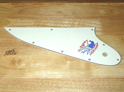 GIBSON 1976 WHITE 3 PLY 76 CENTENNIAL FIREBIRD PICKGUARD
