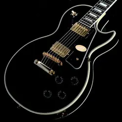 NEW EPIPHONE / INSPIRED BY GIBSON CUSTOM LES PAUL CUSTOM EBONY S/N: 24071521883