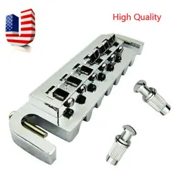 US WRAP AROUND BRIDGE TAILPIECE STUDS CHROME STYLE FOR GIBSON LP ELECTRIC GUITAR