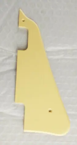 GUITAR PARTS FOR GIBSON P90 LES PAUL GUITAR PICKGUARD SCRATCH PLATE,CREAM YELLOW