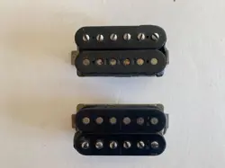 VINTAGE 60S GIBSON PATENT STICKER T TOP HUMBUCKER PICKUP SET  7.79K & 7.74K