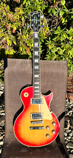 1979 GIBSON LES PAUL CUSTOM CHERRY BURST SLIM NECK & T-TOPS PICKUPS