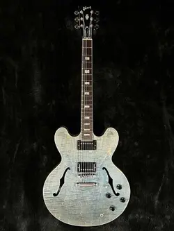 GIBSON MEMPHIS LIMITED RUN 2015 ES-335 FIGURED -INDIGO BLUE-
