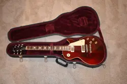 1976 GIBSON LES PAUL DELUXE WINE RED  VINTAGE USED ELECTRIC GUITAR