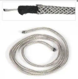 TRUE VINTAGE 50'S BRAIDED SHIELD HOOKUP PUSH-BACK WIRE 4 GIBSON GUITAR PICKUP