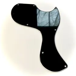 CUSTOM RELIC PICKGUARD FOR GIBSON SG JUNIOR 7 SCREW *2 PLY STYLE BLACK/WHITE