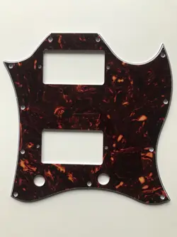 NEW FITS GIBSON SG STANDARD STYLE GUITAR PICKGUARD,4 PLY BROWN TORTOISE