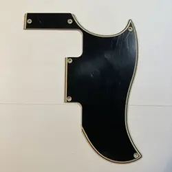 GARYG'S BLACK/CREAM WIDE BEVEL PICKGUARD FOR GIBSON SG SPECIAL (2019 - PRESENT)