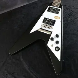 EPIPHONE  INSPIRED BY GIBSON CUSTOM KIRK HAMMETT 1979 FLYING V EBONY 24031529028