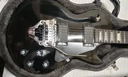 2004 GIBSON USA LES PAUL STUDIO BLACK ELECTRIC GUITAR, FLOYD ROSE FRX, EMG 57/66