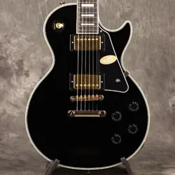 EPIPHONE  INSPIRED BY GIBSON CUSTOM LES PAUL CUSTOM EBONY 3.99KG S/N 24081523239