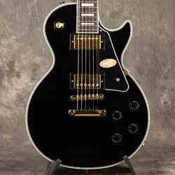 EPIPHONE  INSPIRED BY GIBSON CUSTOM LES PAUL CUSTOM EBONY 3.93KG S/N 24081522863