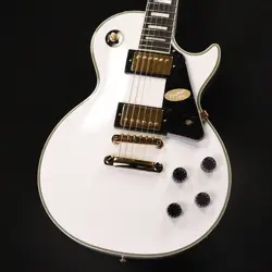 EPIPHONE  INSPIRED BY GIBSON CUSTOM LES PAUL CUSTOM ALPINE WHITE S/N:24071522491