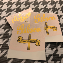 GIBSON RETRO DECAL