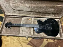 GIBSON LES PAUL GOTHIC EBONY FINGERBOARD MADE IN 2000 EXTREMELY RARE DUNCAN PU