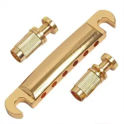 TUNE-O-MATIC BRIDGE TAILPIECE STOP BAR FOR EPIPHONE LP GIBSON SG GUITAR GOLD P