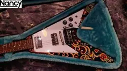 EPIPHONE 2024 JIMI HENDRIX PAINTED VEPIPHONE INSPIRED BY GIBSON CUSTOM SHOP JIMI