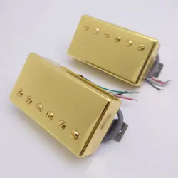 GUITAR 498R 498T PICKUPS HUMBUCKER ALNICO V PICKUPS SET 4C FOR GIBSON GUITAR