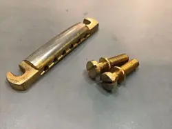 GIBSON 1970S STEEL TAILPIECE GOLD LES PAUL VINTAGE FREE SHIPPING FROM JAPAN