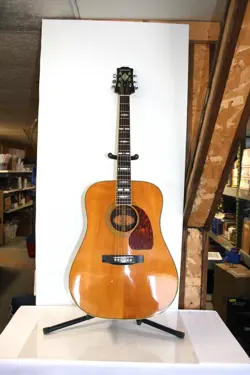 1980'S GIBSON NOUVEAU NV-6 ACOUSTIC/ELECTRIC GUITAR NATURAL WITH CASE