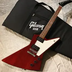 GIBSON EXPLORER CHERRY RED MADE IN USA 2016 SOLID BODY ELECTRIC GUITAR