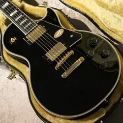 EPIPHONE LIGHTWEIGHT 3.94KG INSPIRED BY GIBSON CUSTOM LES PAUL CUSTOM ~EBONY~ GI
