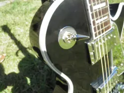 2011 GIBSON LES PAUL CLASSIC CUSTOM EBONY CHROME LTD. ED.