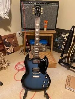 GIBSON SG STANDARD 61,PELHAM BLUE BURST