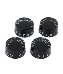 GIBSON PRSK-010 SPEED KNOBS, 4 PACK - BLACK