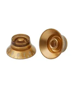 GIBSON PRHK-020 TOP HAT KNOBS, 4 PACK - GOLD