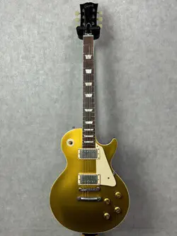 GIBSON CUSTOM SHOP STANDARD HISTORIC 1957 LES PAUL REISSUE GOLD TOP DARK BACK