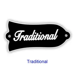 PARTS FOR US GIBSON LES PAUL 'TRADITIONAL' TRUSS ROD COVER PLATE , 2PLY BLACK