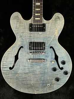 GIBSON MEMPHIS LIMITED RUN 2015 ES-335 FIGURED -INDIGO BLUE- (2015)