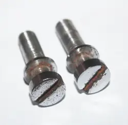 VINTAGE 1960'S GIBSON TAILPIECE STUDS CHROME LES PAUL ES SG 1969 1970
