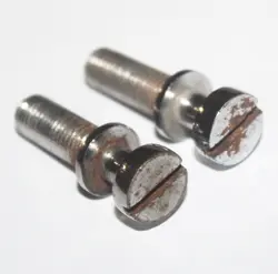 VINTAGE 1970'S GIBSON TAILPIECE STUDS CHROME LES PAUL ES SG 1974