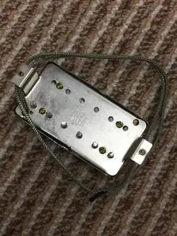 GIBSON GENUINE HUMBUCKER I THINK IT'S PROBABLY 498T RESISTANCE VALUE HAS BEEN ME