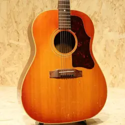 1963 GIBSON J-45 DSB CHERRY SUNBURST SPRUCE/MAHOGANY VINTAGE ACOUSTIC GUITAR