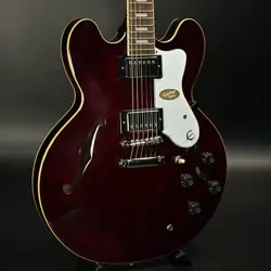 EPIPHONE BY GIBSON / NOEL GALLAGHER RIVIERA DARK WINE RED S/N 24061510453 GUITAR