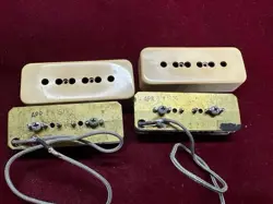 1979 GIBSON P-90 LAID-BACK CLEAR BOBBIN PICKUP SET