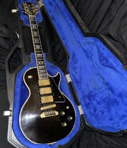 VINTAGE 1978 GIBSON LES PAUL ARTISAN 3-PICKUP WALNUT ELECTRIC GUITAR W/ OHSC