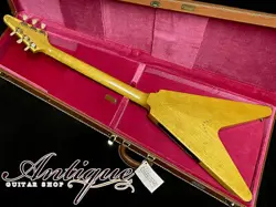GIBSON CUSTOM SHOP HISTORIC COLLECTION 1958 KORINA FLYING V REISSUE 2021 NATURAL
