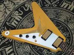 GIBSON CUSTOM SHOP 1958 KORINA FLYING V REISSUE WHITE PICKGUARD VOS -2023USED