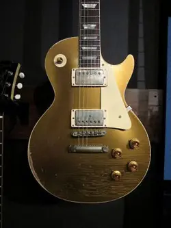 GIBSON CUSTOM SHOP MURPHY LAB 1957 LES PAUL GOLD TOP REISSUE ULTRA HEAVY AGED