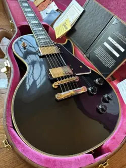 2023 GIBSON CUSTOM SHOP ‘57 LES PAUL CUSTOM BLACK BEAUTY VOS