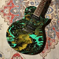 GIBSON 1960 LES PAUL SPECIAL SINGLE CUT GREEN GOLD SR MARBLE #CS301693 US FACTOR