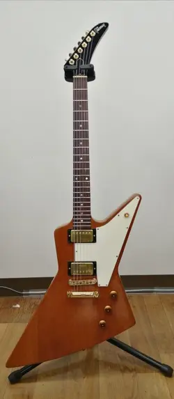 GIBSON EXPLORER 1976 LIMITED EDITION NATURAL GOLD HARDWARE USA 2001 E.GUITAR